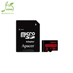 کارت حافظه microSDXC اپیسر با ظرفیت 128 کلاس 10 سرعت 85MBps همراه با آداپتور SD کد AP128GMCSX10U5-R