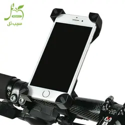 پایه نگهدارنده موبایل مناسب موتور و دوچرخه چهار گوشه مدل Universal Bike Holder