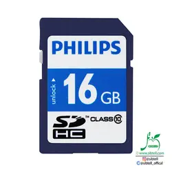 کارت حافظه SDHC فیلیپس مدل FM16SD45B _ ظرفیت 16 GB _ سرعت استانداردClass 10