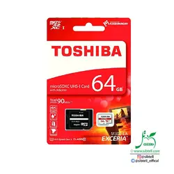 کارت حافظه microSDHC توشیبا مدل M302-EA_ ظرفیت64 GB _ سرعت استانداردClass 10