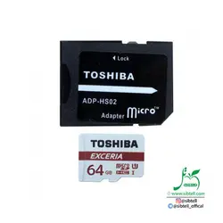 کارت حافظه microSDHC توشیبا مدل M302-EA_ ظرفیت64 GB _ سرعت استانداردClass 10