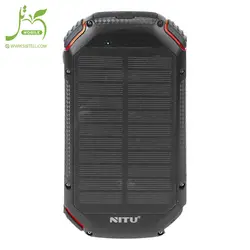 پاوربانک خورشیدی وایرلس فست شارژ نیتو NITU NPB02 ظرفیت 20000 میلی آمپر ساعت