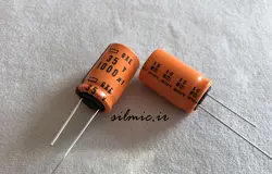 خازن دما بالا 1000 میکرو فاراد 35 ولت nippon ژاپن سری gxe با تحمل دمای ۱۲۵