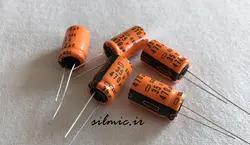 خازن دما بالا 470 میکرو فاراد 35 ولت nippon ژاپن سری gxe با تحمل دمای ۱۲۵