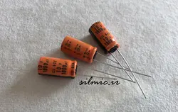 خازن دما بالا 1000 میکرو فاراد 10 ولت nippon ژاپن سری gxe با تحمل دمای ۱۲۵