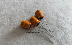 خازن دما بالا 220 میکرو فاراد 25 ولت nippon سری gha با دمای کاری 150 درجه