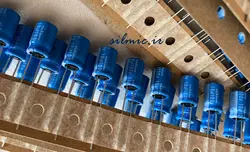 خازن دما بالای 10 میکرو فاراد 100 ولت nichicon ژاپن سری BT با طول عمر بالا