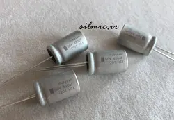 خازن دما بالا 620 میکرو فاراد 50 ولت Rubycon ژاپن سری HGX با دمای 135 درجه