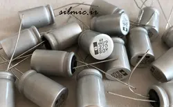 خازن دما بالا 270 میکرو فاراد 80 ولت NIPPON ژاپن سری GPD با دمای 135 درجه