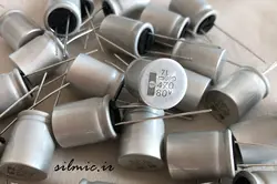 خازن دما بالا 470 میکرو فاراد 80 ولت NIPPON ژاپن سری GPD با دمای 135 درجه