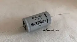 خازن های فای 3300 میکرو فاراد 16 ولت اکسیال TOWA ژاپن و صدایی بسیار گرم