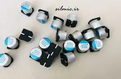 خازن پلیمر جامد 330 میکرو فاراد 10 ولت NIPPON سری PXE و Super low ESR