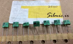 خازن 680 پیکو فاراد 160 ولت Vishay Roederstein سری KT1808 تایم کوپلاژ بای پس