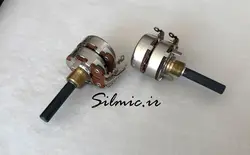 پتانسیومتر استریو 1 کیلو اهم لگاریتمی و 4.7 کیلو اهم لگاریتمی LESA ایتالیا