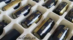 خازن های فای 3300 میکرو فاراد 35 ولت سری FC پاناسونیک سری آدیو low impedance