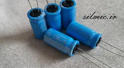 خازن دما بالای 2200 میکرو فاراد 16 ولت nichicon ژاپن سری BT با طول عمر بالا