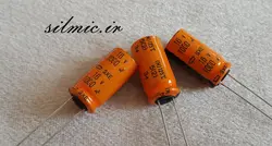 خازن دما بالا 1000 میکرو فاراد 16 ولت nippon ژاپن سری gxe با تحمل دمای ۱۲۵