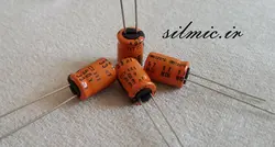 خازن دما بالا 33 میکرو فاراد 50 ولت nippon ژاپن سری gxe با تحمل دمای ۱۲۵