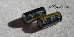 خازن های فای 2700 میکرو فاراد 10 ولت سری FC پاناسونیک سری آدیو low impedance
