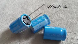 خازن دما بالای 470 میکرو فاراد 80 ولت nichicon ژاپن سری BT با طول عمر بالا