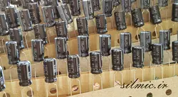 خازن الکترولیت 100 میکرو فاراد 25 ولت nichicon ژاپن سری vz با ابعاد مینیاتوری