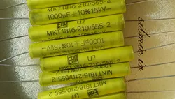 خازن های ولتاژ 1 نانو فاراد 15 کیلو ولت ERO آلمان نوع اکسیال سری MKT1816