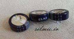 سوپر خازن 1 فاراد 5.5 ولت ELNA ژاپن سری DB DYNACAP مناسب بک آپ گیری