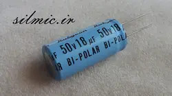 خازن کراس اور 18 میکرو فاراد 50 ولت Rubycon ژاپن با توان بسیار بالا