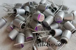 خازن پلیمر جامد 47 میکرو فاراد 63 ولت gemcon تایوان سری GPA ابعاد کوچک