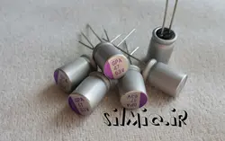 خازن پلیمر جامد 47 میکرو فاراد 63 ولت gemcon تایوان سری GPA ابعاد کوچک