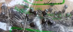 خازن پلی فنالین 7.5 نانو فاراد 50 ولت nissei ژاپن سری AHS مقاوم به حرارت