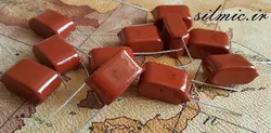 خازن پلی استر 10 میکرو فاراد 63 ولت nissei ژاپن MMB با ESR پایین و های ریپل