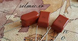 خازن پلی استر 10 میکرو فاراد 63 ولت nissei ژاپن MMB با ESR پایین و های ریپل