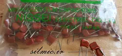 خازن پلی استر 1.8 نانو فاراد 250 ولت nissei ژاپن MMX با قابلیت خودترمیمی