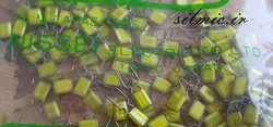خازن پلی استر 2.2 نانو فاراد 100 ولت nissei ژاپن سری amz مناسب مصارف عمومی