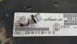 خازن 680 میکرو فاراد 16 ولت SMD ساخت nippon ژاپن سری mvh دمای 125 درجه