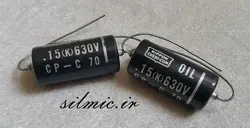خازن روغنی 150 نانو فاراد 630 ولت nippon مناسب برای امپ گیتار و کلاس A