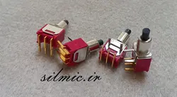کلید فشاری 3 پایه گلد ساخت تایوان با کیفیت ساخت بسیار بالا
