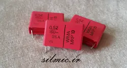 خازن های فرکانس 520 نانو فاراد 160 ولت ویما آلمان گرید صوتی سری MKP10