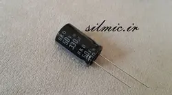 خازن 330 میکرو فاراد 50 ولت elna سری RKD دمای کار 125 درجه لانگ لایف low esr