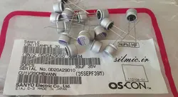 خازن جامد 39 میکرو فاراد 35 ولت SANYO OS-CON ساخت ژاپن سری SEPF
