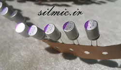 خازن پلیمر جامد 270 میکرو فاراد 16 ولت SANYO OS-CON ژاپن سری SEPC