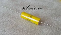 خازن اکسیال 6.8 میکرو فاراد 63 ولت arcotronics ایتالیا hi-end سری MKT A50