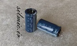 خازن آدیو 3300 میکرو فاراد 10 ولت ژاپنی ELNA مدل استاندارد blue robe سری RE2