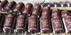 خازن 47 میکرو فاراد 250 ولت ژاپنی NIPPON سری KXG با طول عمر بسیار بالا