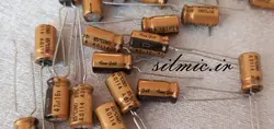 خازن 47 میکرو فاراد 16 ولت nichicon ژاپن سری FG های گرید صوتی MUSE fine gold