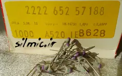 خازن 1.8 پیکو فاراد 500 ولت های فرکانسی با پایداری بسیار بالا ساخت philips ایتالیا