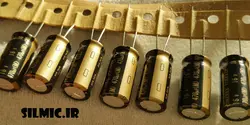 خازن های گرید 470 میکرو فاراد 16 ولت صوتی النا سری TONEREX ROB مینیاتوری