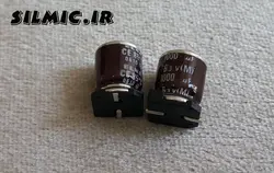 خازن SMD الکترولیت 1000 میکرو فاراد 6.3 ولت ELNA ژاپن سری RV مینیاتوری low esr