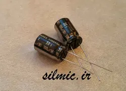 خازن های گرید 100 میکرو فاراد 50 ولت صوتی النا سری TONEREX ROB مینیاتوری
